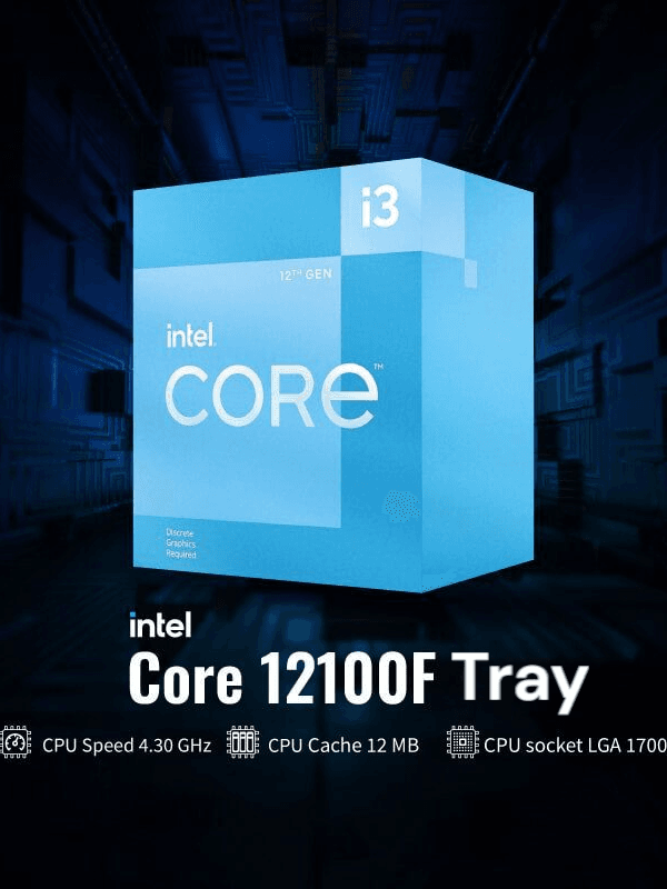 Cou intel i3 12100F Tray