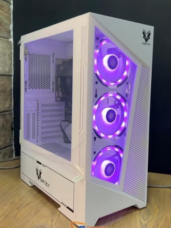 Boitier Vortex Titan avec 3 ventilo ARGB +controller (white /black)