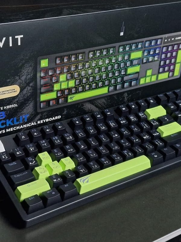 Clavier Gamer havit kb893L bleu switch