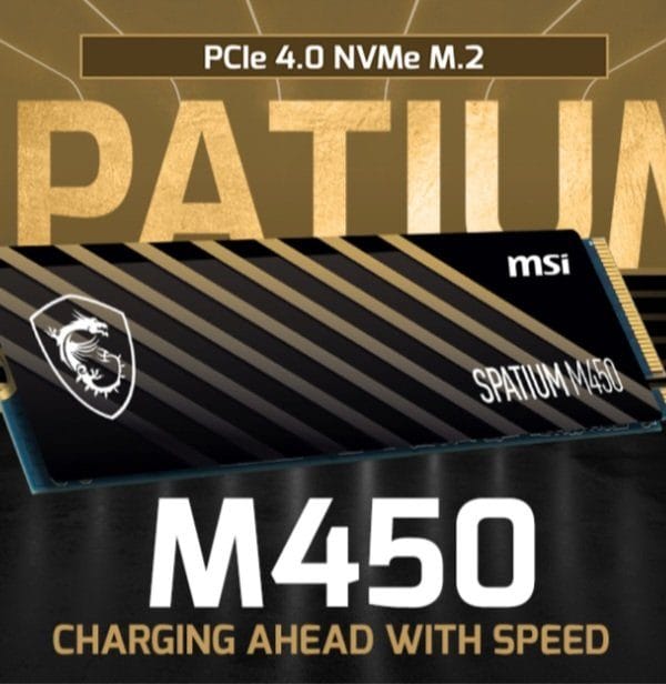 Ssd M. 2 nvme msi m450 Gen4 500gb